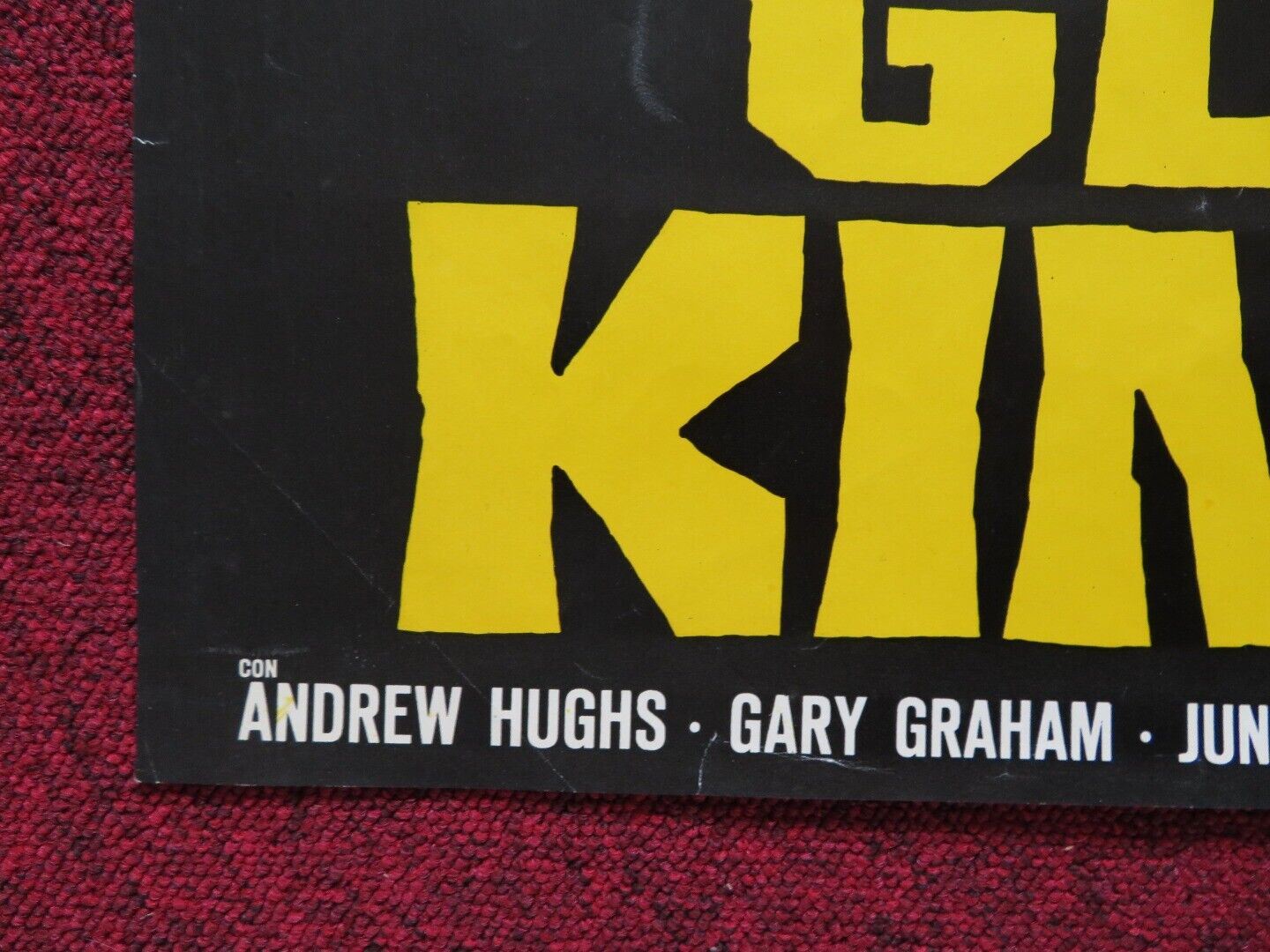 GLI EREDI DI KING KONG ITALIAN FOGLIO ROLLED POSTER AKIRA KUBO JUN TAZAKI 1968 Movie posters