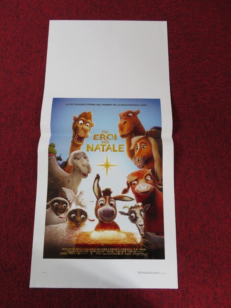 GLI EROI DEL NATALE ITALIAN LOCANDINA (27.5"x13") POSTER STEVEN YEUN 2017 Movie posters