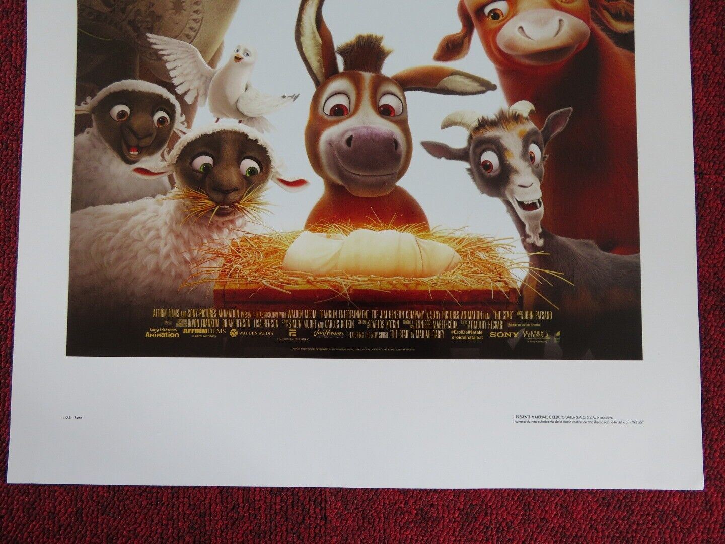 GLI EROI DEL NATALE ITALIAN LOCANDINA (27.5"x13") POSTER STEVEN YEUN 2017 Movie posters