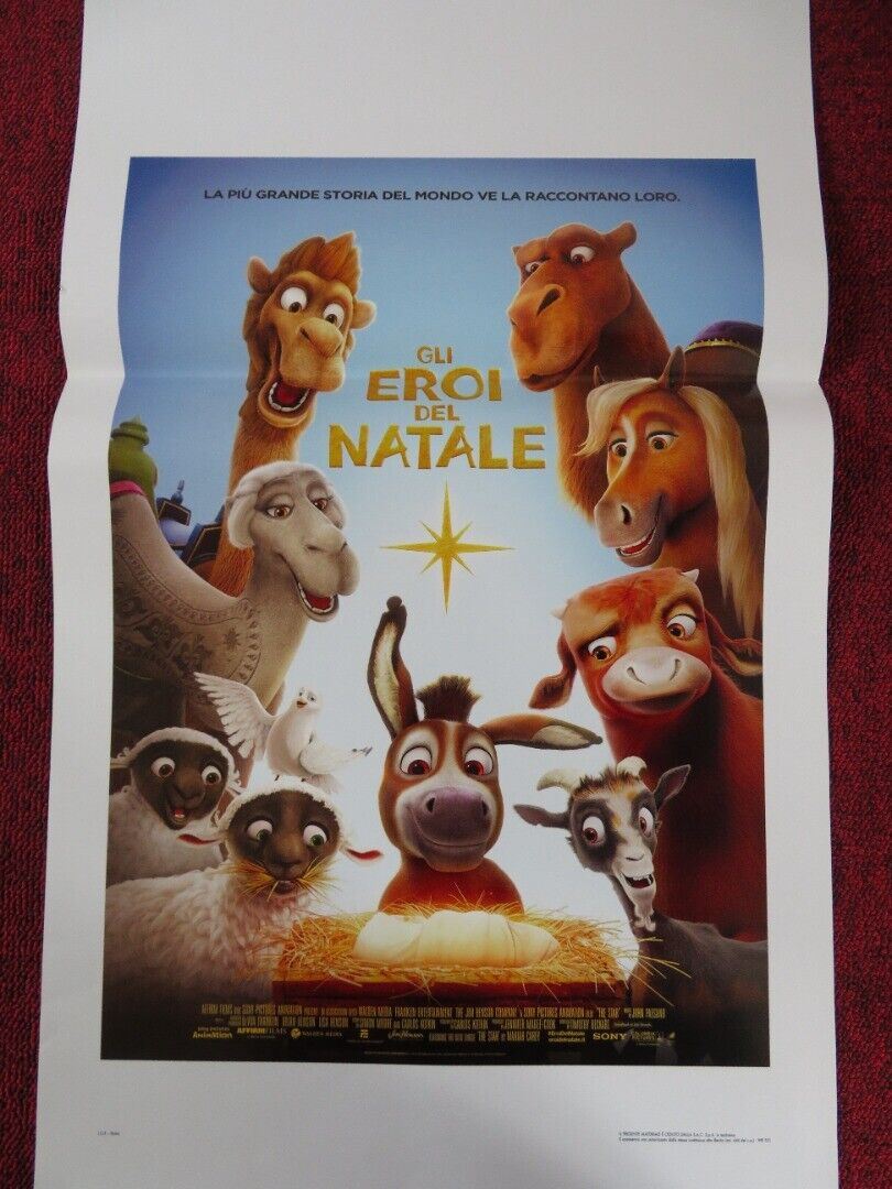 GLI EROI DEL NATALE ITALIAN LOCANDINA (27.5"x13") POSTER STEVEN YEUN 2017 Movie posters