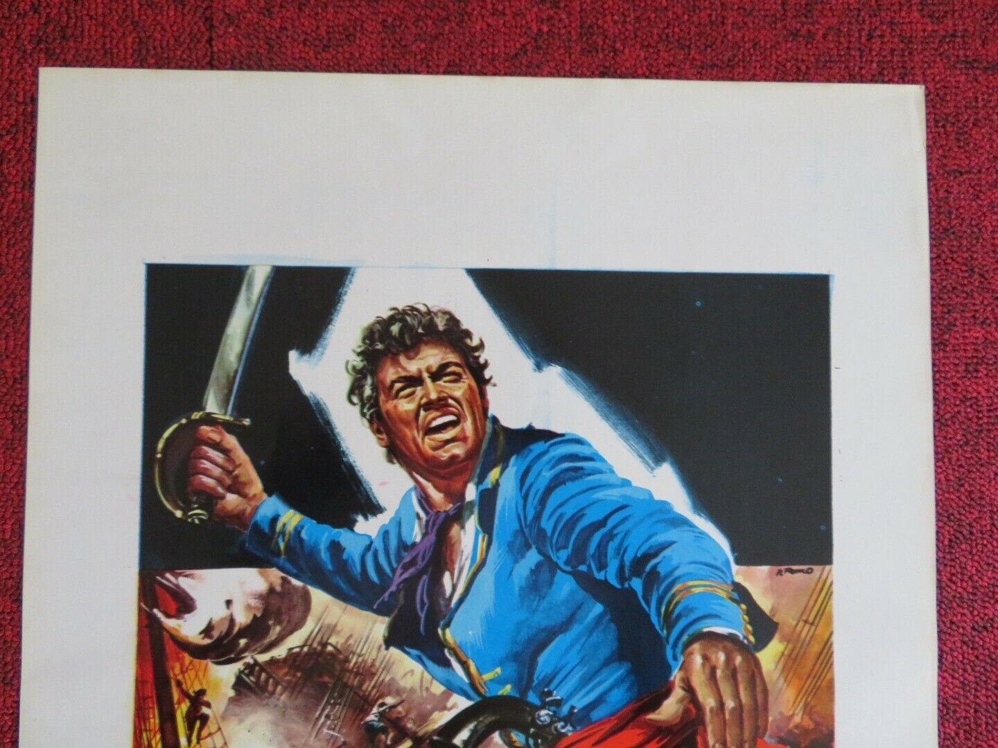 GLI SPARVIERI DELLO STRETTO ITALIAN LOCANDINA (27.5"x13") POSTER R HUDSON 1968 Movie posters