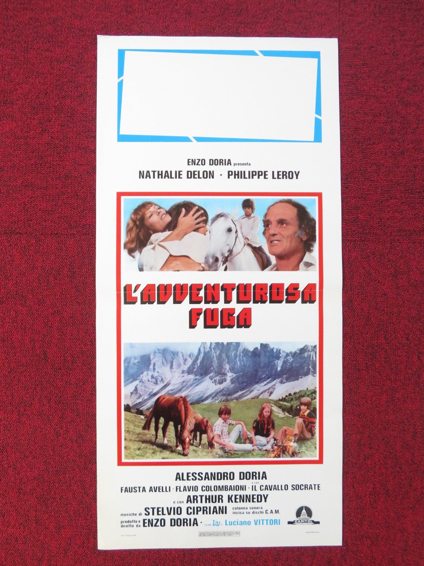 GLI ULTIMI ANGELI ITALIAN LOCANDINA POSTER NATHALIE DELON PHILIPPE LEROY 1978 Rendezvous Cinema Movie posters