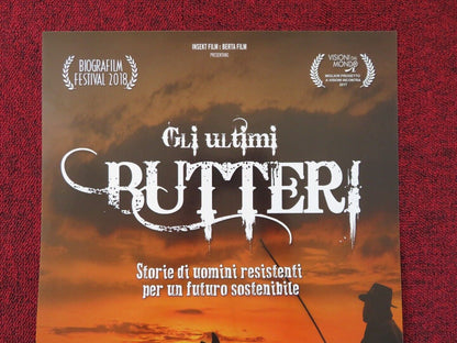 GLI ULTIMI BRUTTERI ITALIAN LOCANDINA (26.5"x12.5") POSTER STEFANO PAVIN 2018 Rendezvous Cinema Movie posters