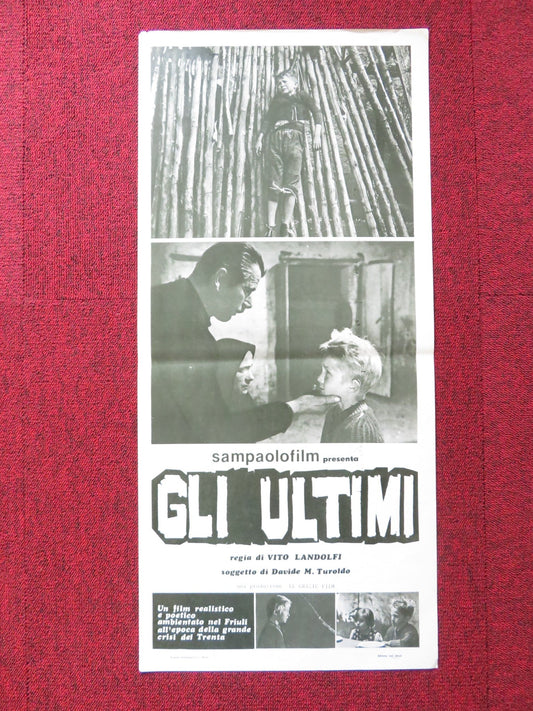GLI ULTIMI ITALIAN LOCANDINA POSTER ADELFO GALLI MARGHERITA TORINO 2002 Rendezvous Cinema Movie posters