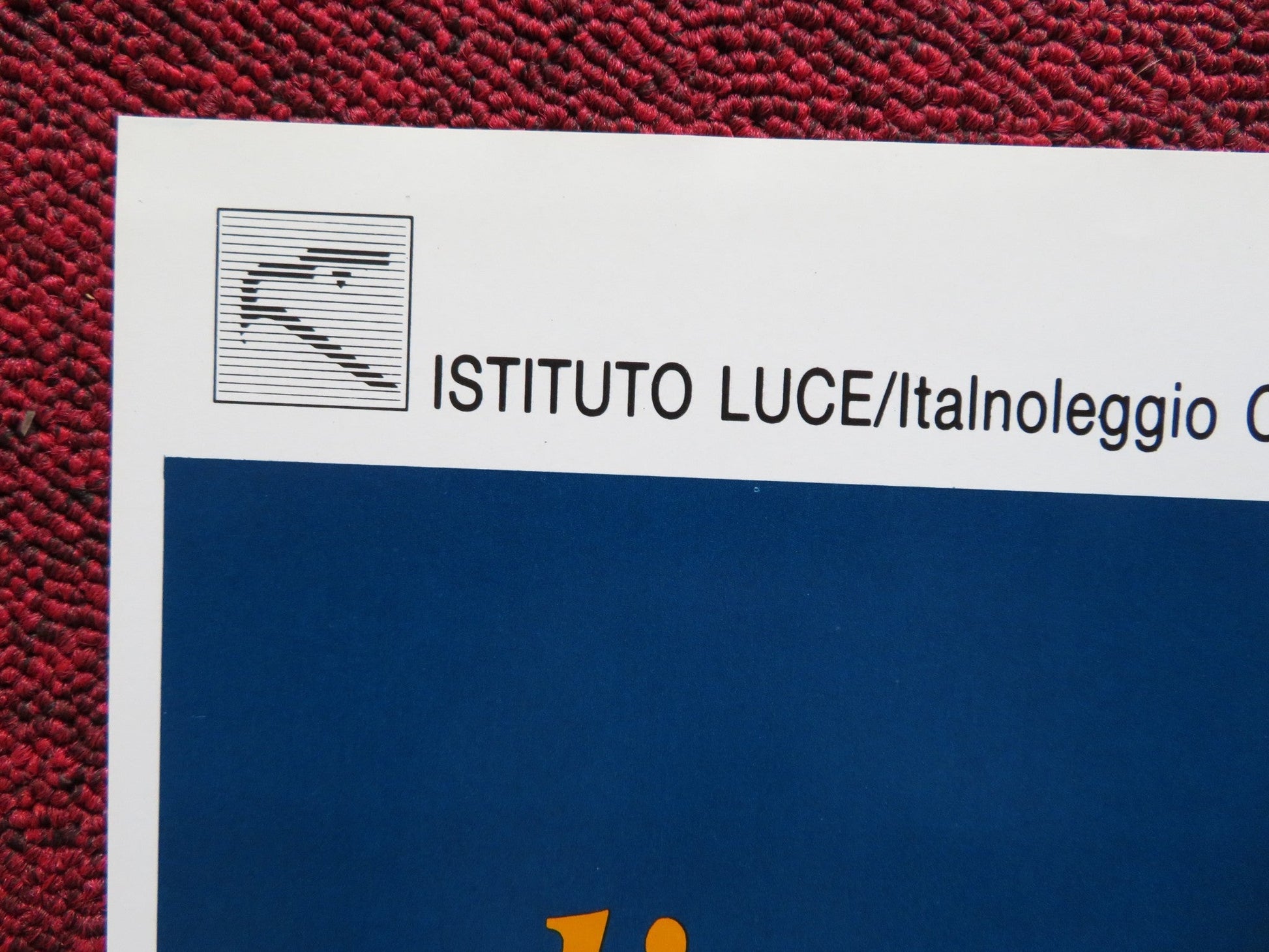 GLI ZOCCOLI D'ORO - C ITALIAN FOTOBUSTA POSTER HICHEM ROSTOM HAMMADI ZAROUK 1989 Rendezvous Cinema Movie posters