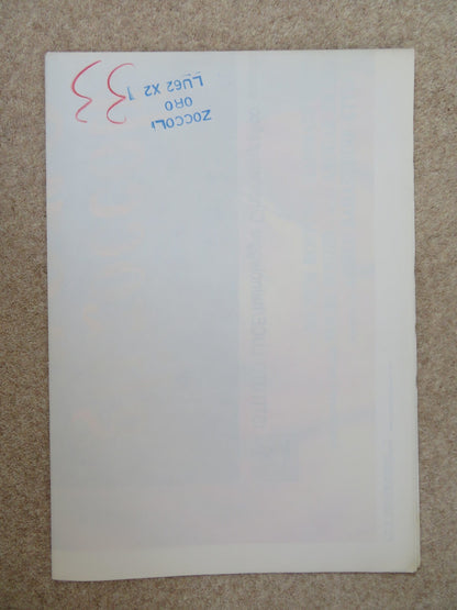 GLI ZOCCOLI D'ORO ITALIAN 2 FOGLIO POSTER HICHEM ROSTOM HAMADI ZARROUK 1990 Rendezvous Cinema Movie posters
