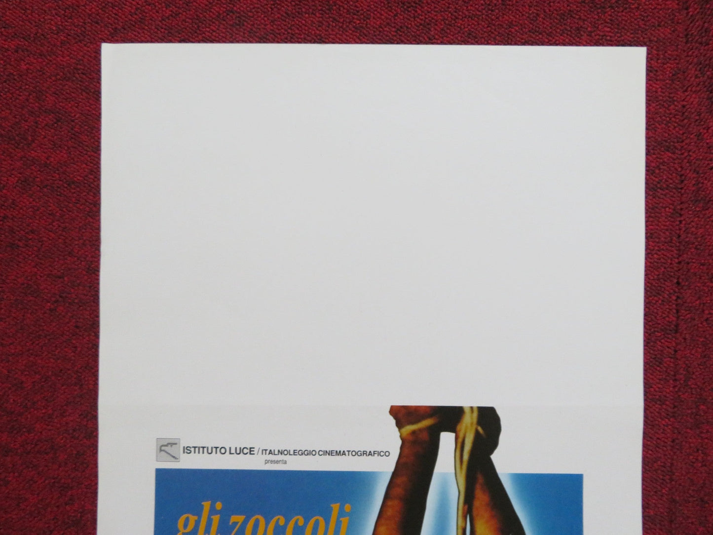 GLI ZOCCOLI D'ORO ITALIAN LOCANDINA POSTER HICHEM ROSTOM HAMADI ZARROUK 1989 Rendezvous Cinema Movie posters