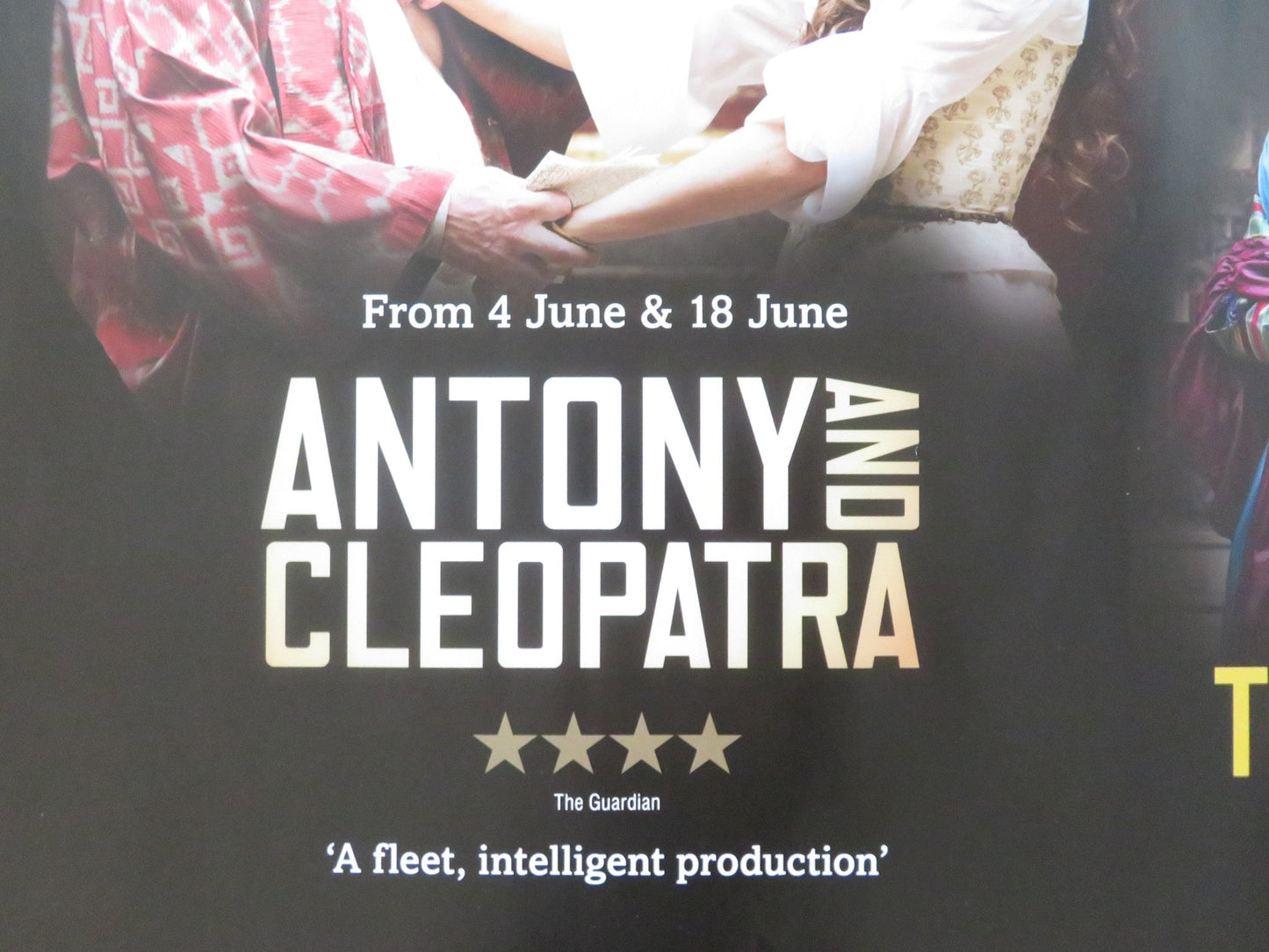 GLOBE ON SCREEN: JULIUS CAESAR ANTONY & CLEOPATRA UK QUAD ROLLED POSTER 2015 Rendezvous Cinema Movie posters