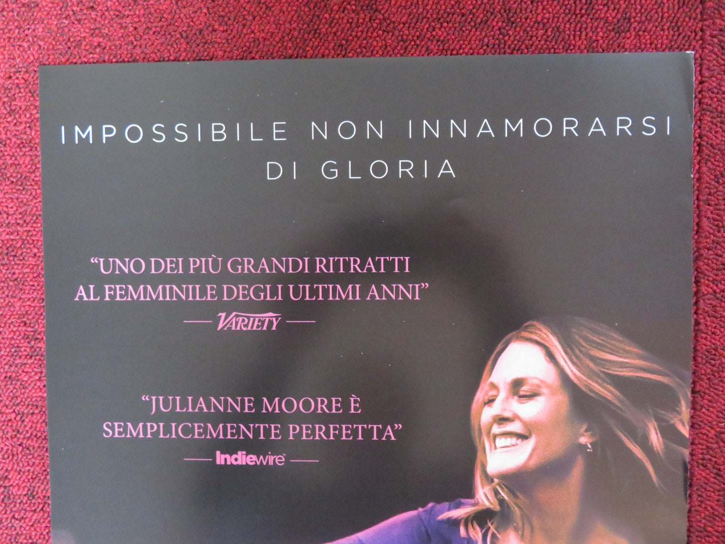 GLORIA BELL ITALIAN LOCANDINA POSTER JULIANNE MOORE JOHN TURTURRO 2018 Rendezvous Cinema Movie posters