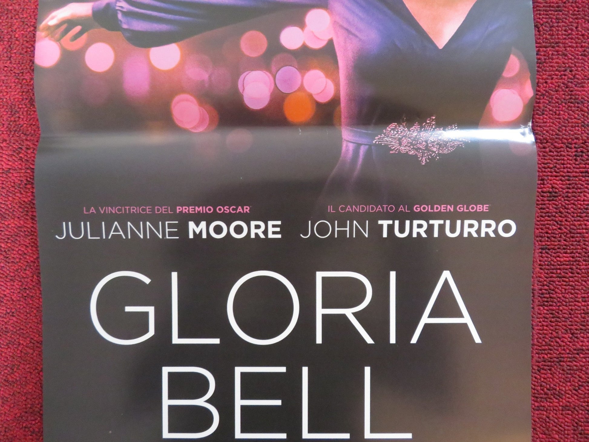 GLORIA BELL ITALIAN LOCANDINA POSTER JULIANNE MOORE JOHN TURTURRO 2018 Rendezvous Cinema Movie posters
