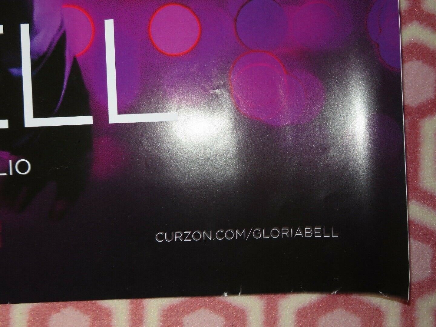 GLORIA BELL QUAD (30"x 40") ROLLED POSTER JUILANNE MOORE 2018 Movie posters