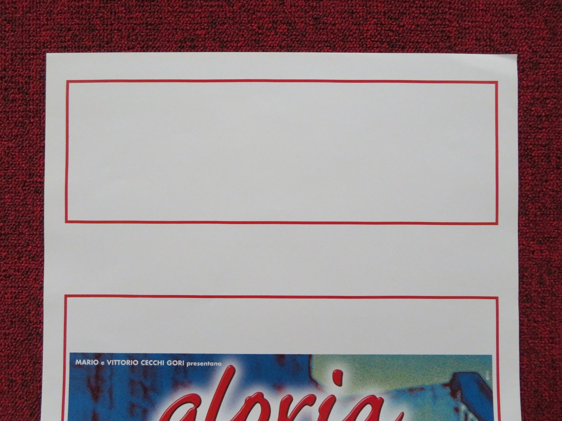 GLORIA ITALIAN LOCANDINA POSTER SHARON STONE GEORGE C. SCOTT 1999 Rendezvous Cinema Movie posters