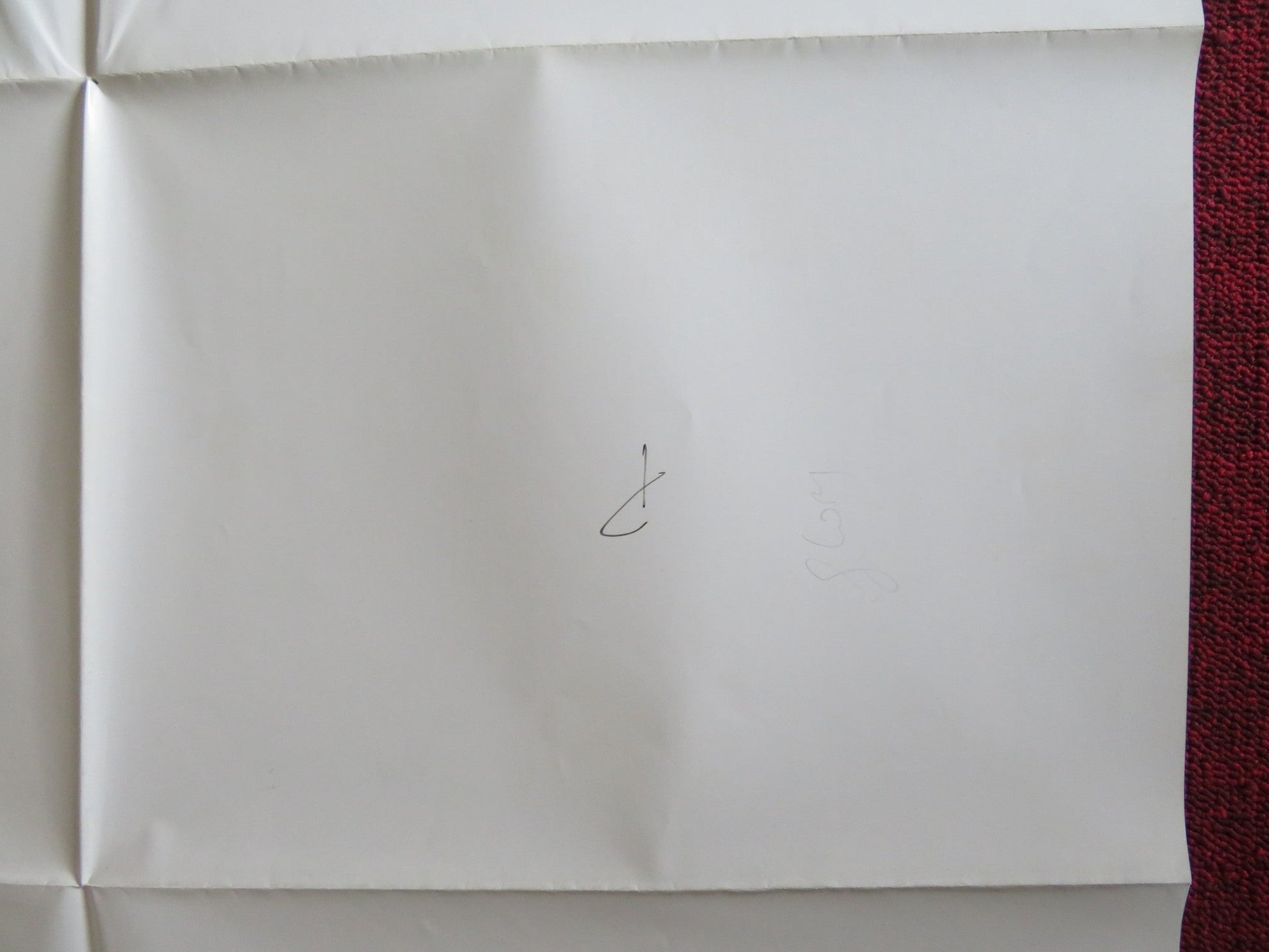 GLORY - B FOLDED US ONE SHEET POSTER MATTHEW BRODERICK DENZEL WASHINGTON 1989 Rendezvous Cinema Movie posters