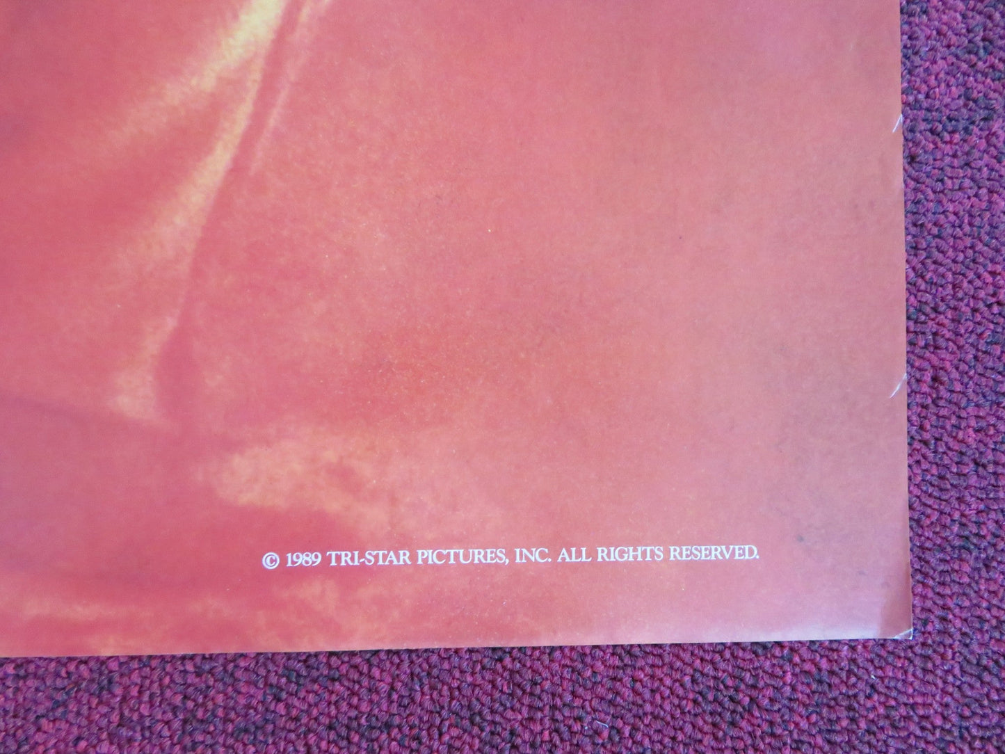 GLORY - B FOLDED US ONE SHEET POSTER MATTHEW BRODERICK DENZEL WASHINGTON 1989 Rendezvous Cinema Movie posters