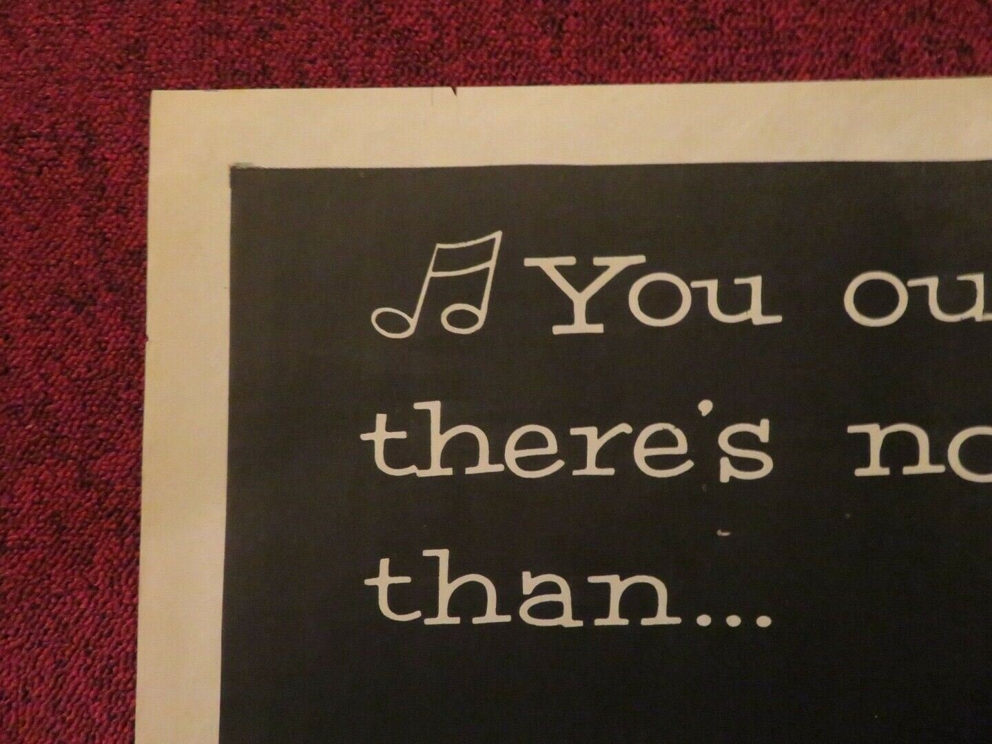 GLORY FOLDED US ONE SHEET POSTER MARGERET O'BRIEN WALTER BRENNAN 1956 Movie posters