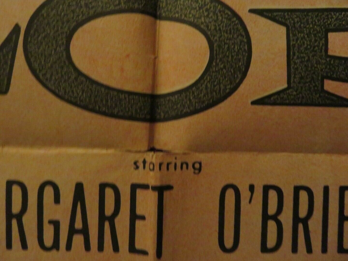 GLORY FOLDED US ONE SHEET POSTER MARGERET O'BRIEN WALTER BRENNAN 1956 Movie posters