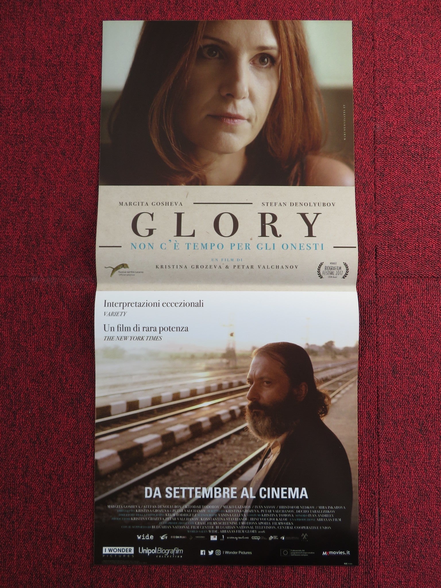 GLORY ITALIAN LOCANDINA POSTER MARGITA GOSHEVA STEFAN DENOLYUBOV 2016 Rendezvous Cinema Movie posters
