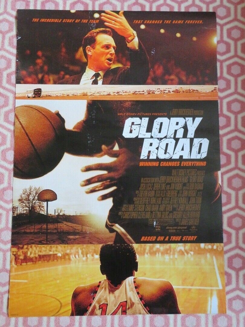 GLORY ROAD US ONE SHEET ROLLED DISNEY JOSH LUCAS DEREK LUKE 2006 - Rendezvous Cinema