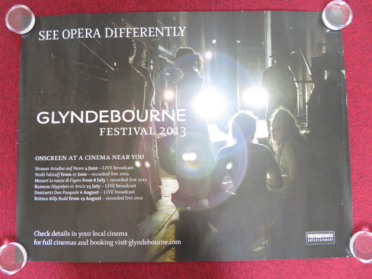 GLYNDBOURNE FESTIVAL UK QUAD ROLLED POSTER OPERA 2013 Rendezvous Cinema Movie posters