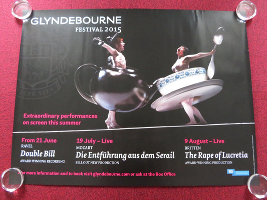 GLYNDEBOURNE FESTIVAL 2015 UK QUAD (30"x 40") ROLLED POSTER Rendezvous Cinema Movie posters