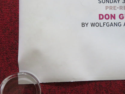 GLYNDEBOURNE FESTIVAL CINEMA SCREENINGS UK QUAD (30"x 40") ROLLED POSTER 2011 Rendezvous Cinema Movie posters