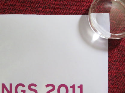 GLYNDEBOURNE FESTIVAL CINEMA SCREENINGS UK QUAD (30"x 40") ROLLED POSTER 2011 Rendezvous Cinema Movie posters