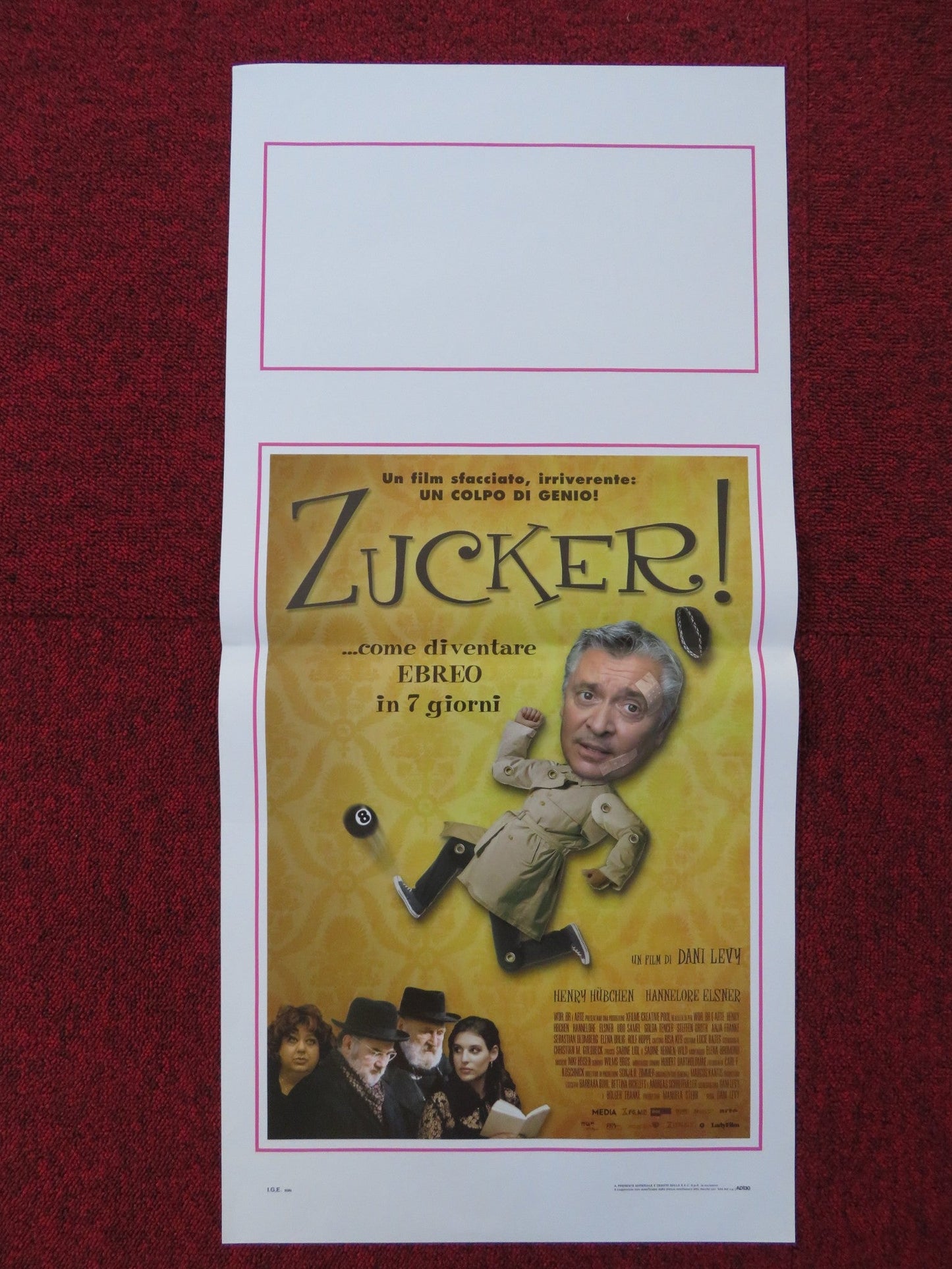 GO FOR ZUCKER ITALIAN LOCANDINA POSTER HENRY HUBCHEN HANNELORE ELSNER 2004 Rendezvous Cinema Movie posters
