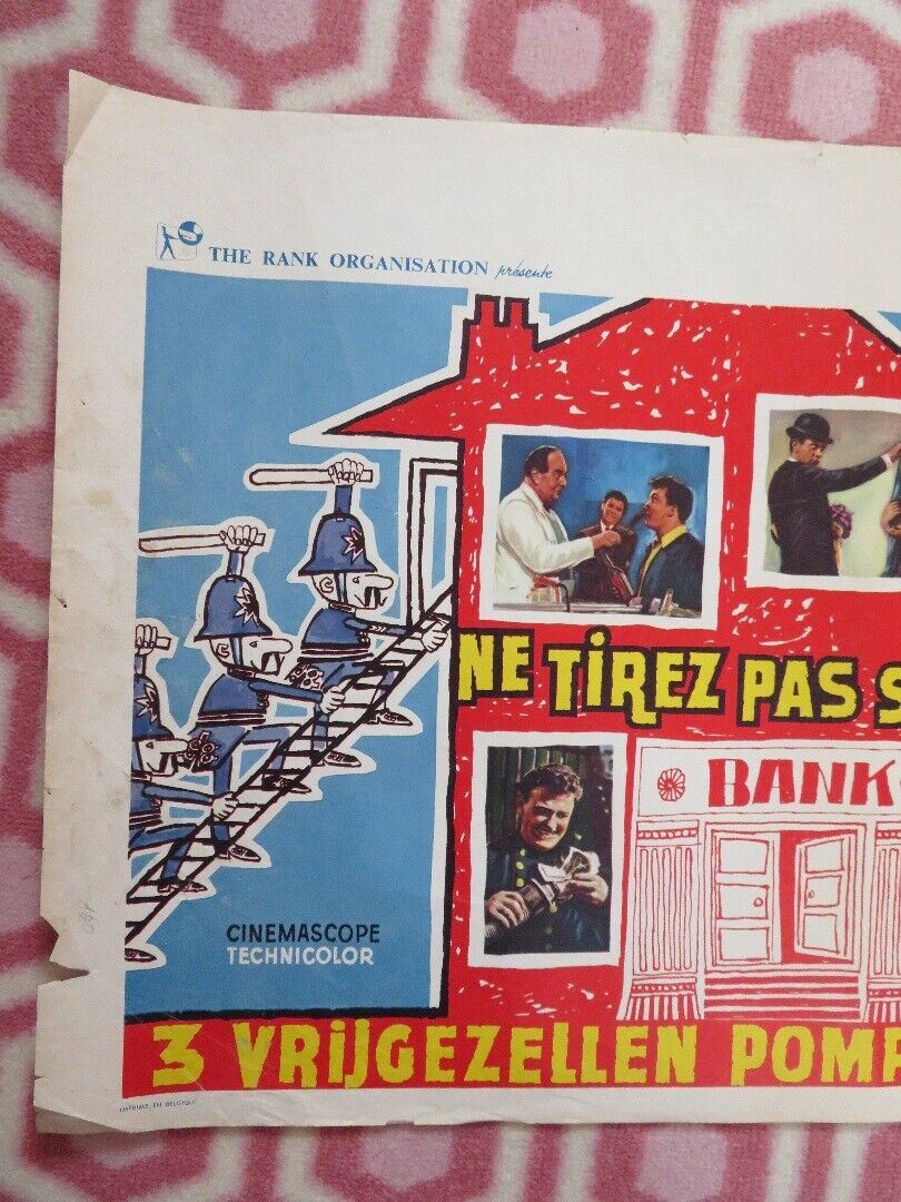 GO TO BLAZES BELGIUM (14"x 21") POSTER DAVE KING ROBERT MORLEY 1962 - Rendezvous Cinema
