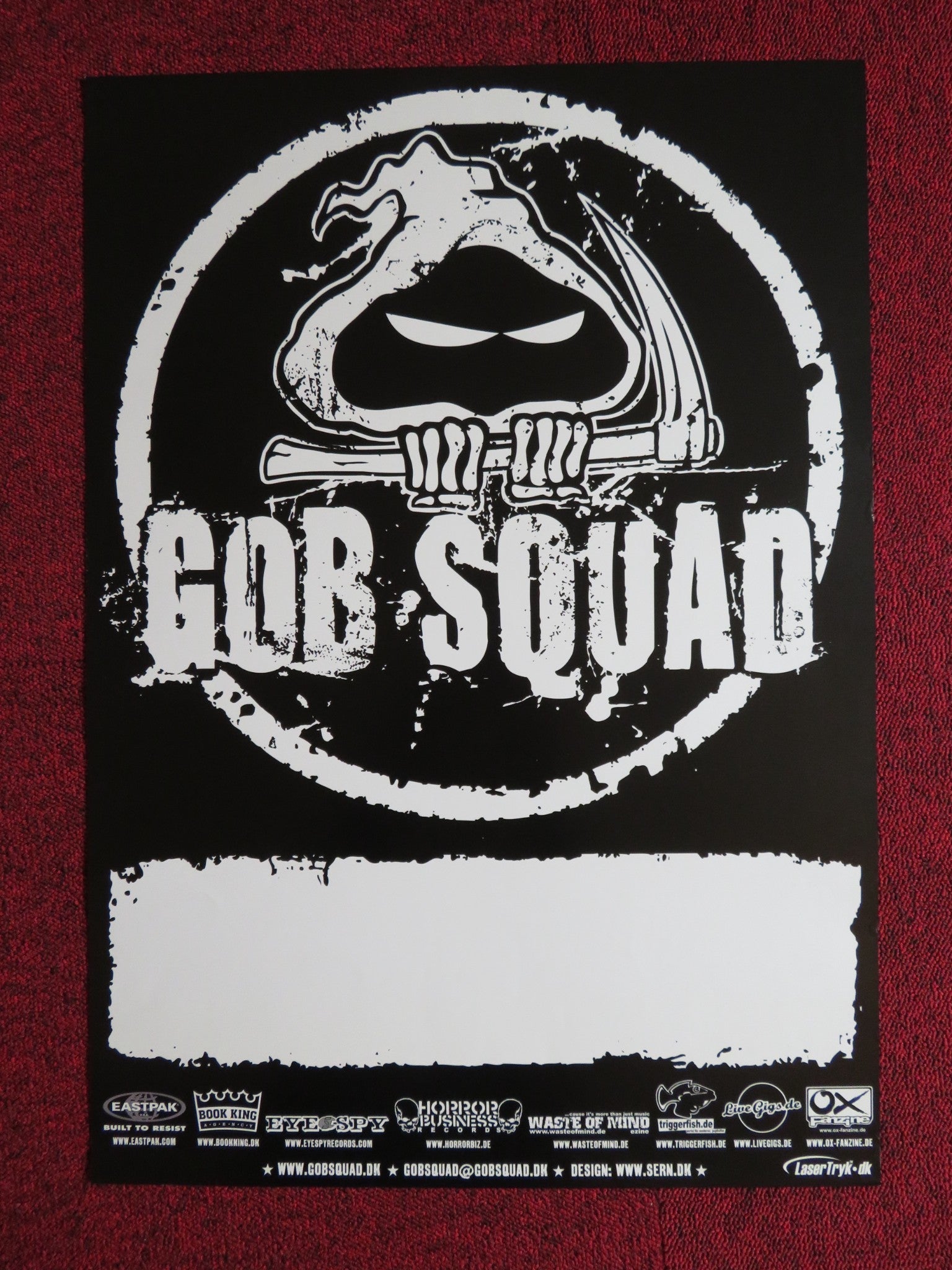 GOB SQUAD GERMAN MUSIC PROMO BAND POSTER 2000'S Rendezvous Cinema Movie posters