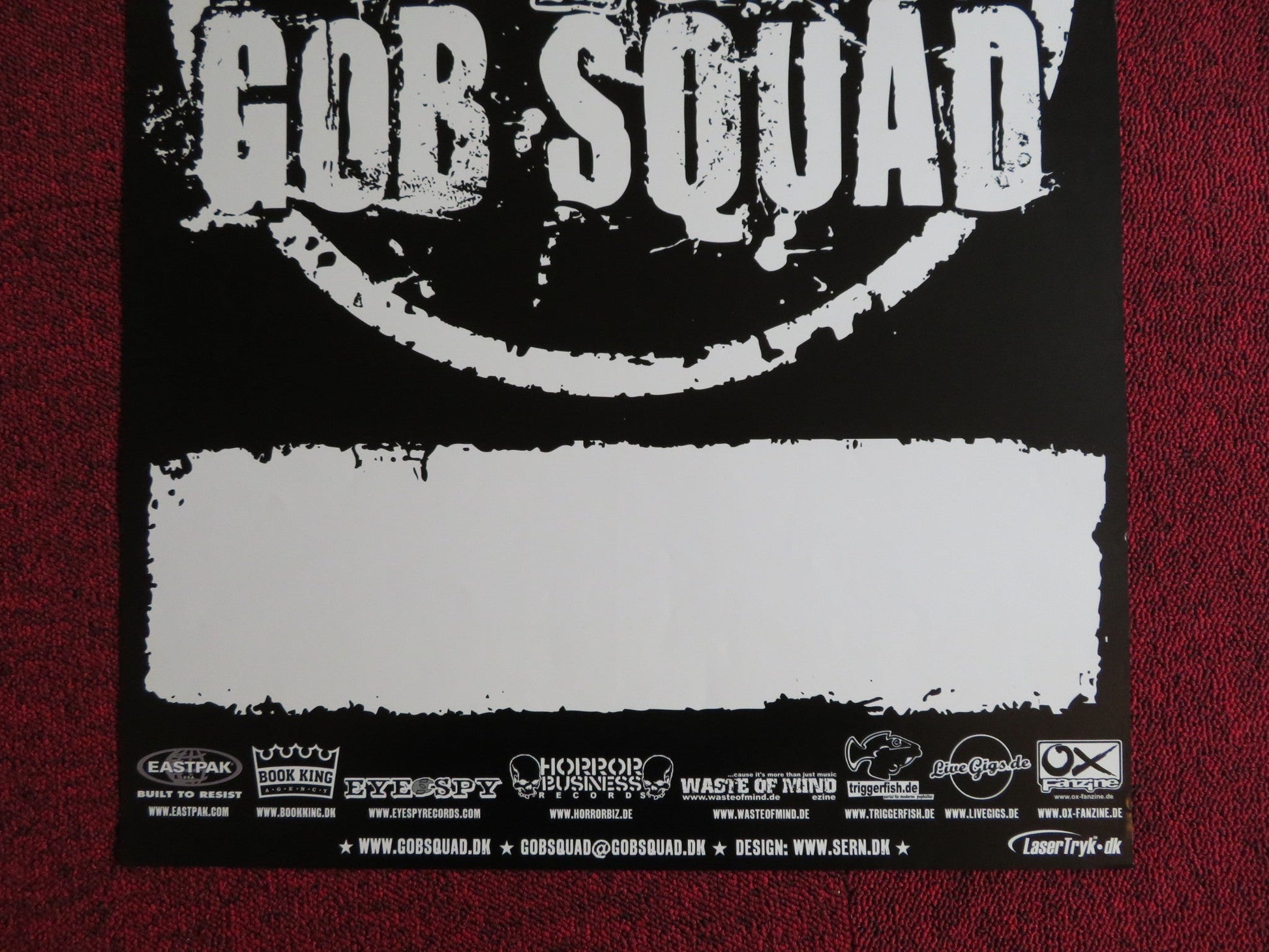 GOB SQUAD GERMAN MUSIC PROMO BAND POSTER 2000'S Rendezvous Cinema Movie posters