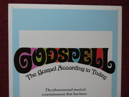 GODSPELL US INSERT (14"x 36") POSTER VICTOR GARBER KATIE HANLEY 1973 Rendezvous Cinema Movie posters