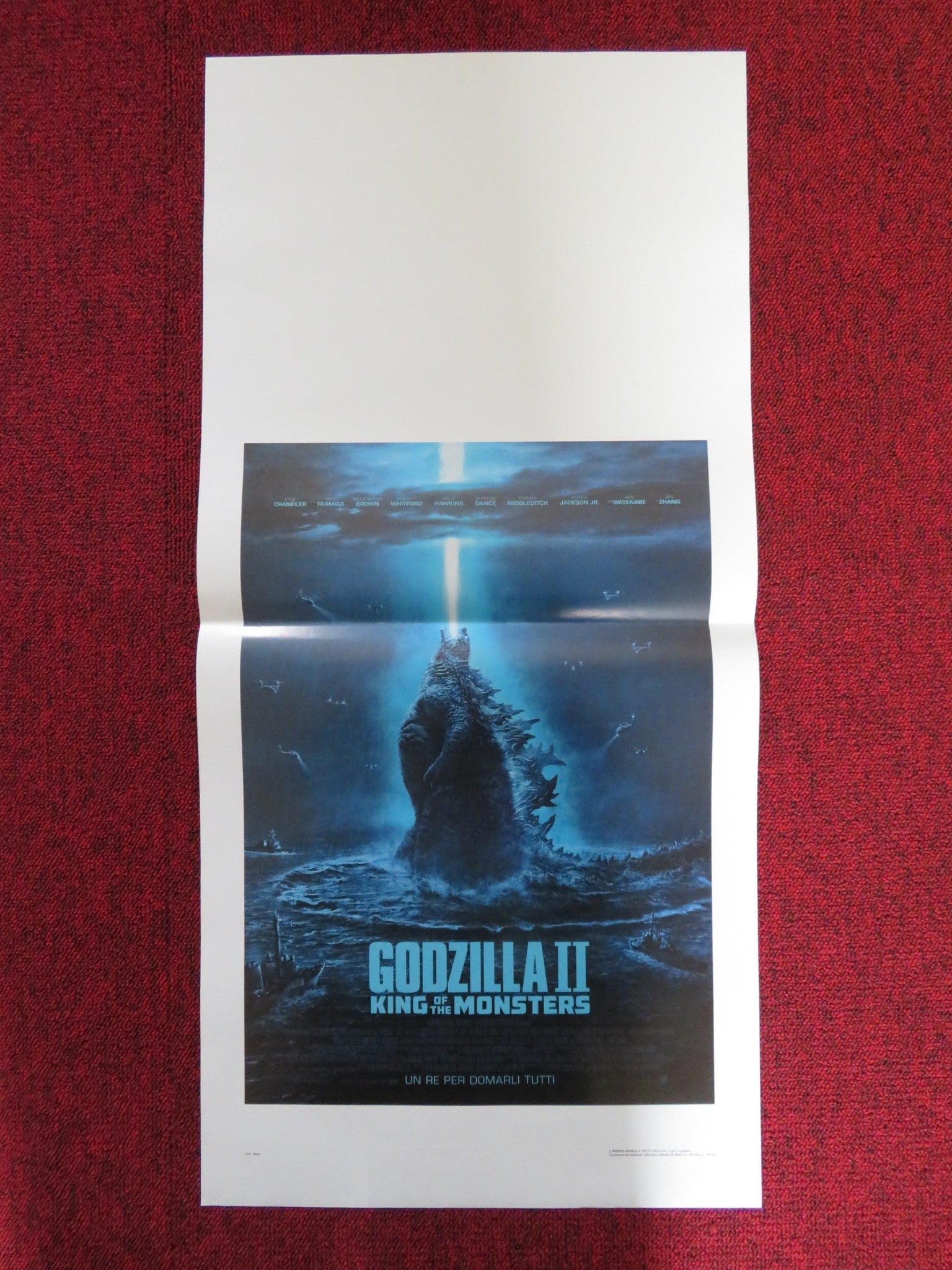 GODZILLA II KING OF THE MONSTERS ITALIAN LOCANDINA POSTER MILLIE B. BROWN 2019 Rendezvous Cinema Movie posters