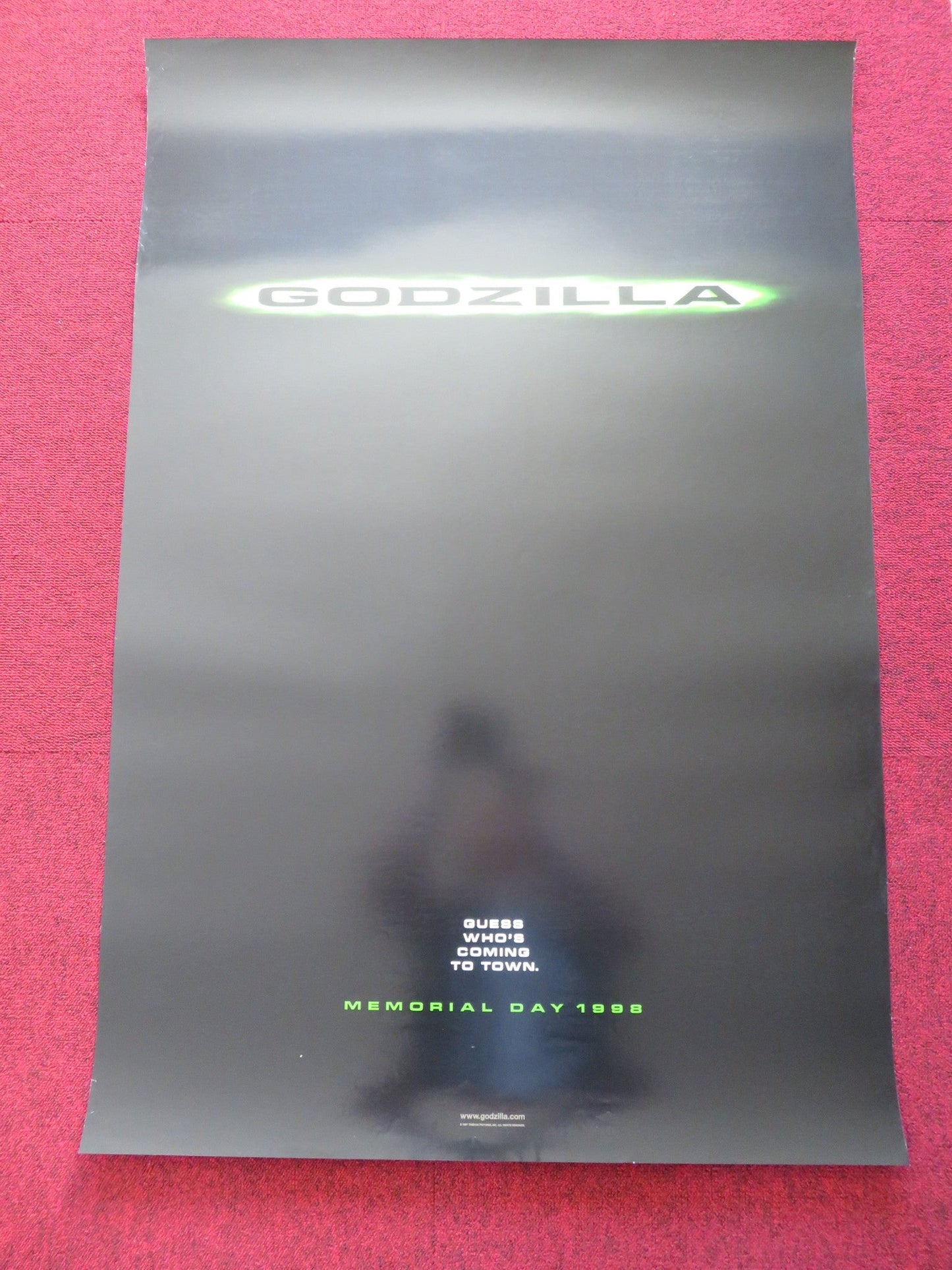 GODZILLA US ONE SHEET ROLLED POSTER MATTHEW BRODERICK JEAN RENO 1998 Rendezvous Cinema Movie posters