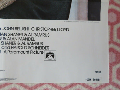 GOIN' SOUTH US ONE SHEET POSTER JACK NICHOLSON JOHN BELSHI 1978 - Rendezvous Cinema