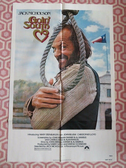 GOIN' SOUTH US ONE SHEET POSTER JACK NICHOLSON JOHN BELSHI 1978 - Rendezvous Cinema