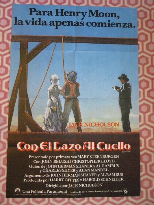 GOIN' SOUTH US ONE SHEET POSTER LATIN AMERICAN JACK NICOLSON 1978 Movie posters