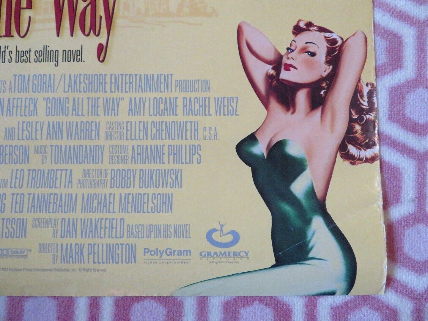 GOING ALL THE WAY US ONE SHEET ROLLED POSTER BEN AFFLECT RACHEL WEISZ Rendezvous Cinema Movie posters