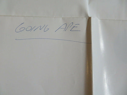 GOING APE US ONE SHEET POSTER TONY DANZA DANNY DEVITO 1981 Movie posters