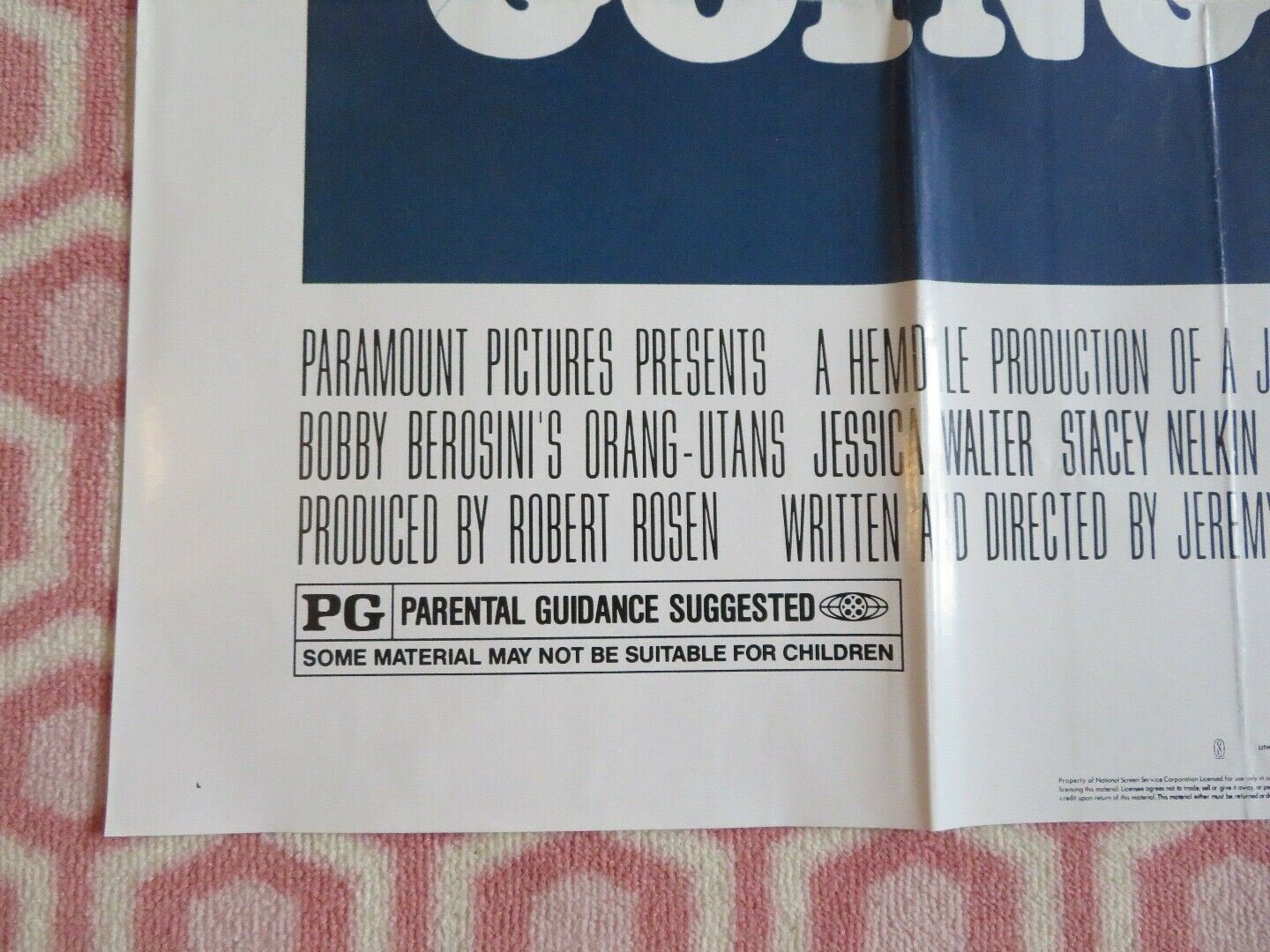 GOING APE US ONE SHEET POSTER TONY DANZA DANNY DEVITO 1981 Movie posters