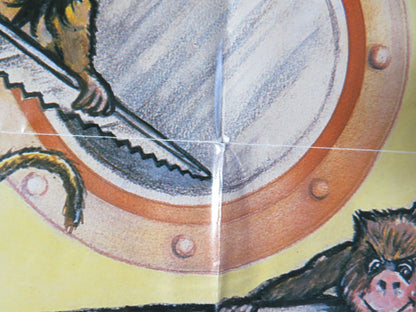 GOING BERSERK FOLDED US ONE SHEET POSTER JOHN CANDY JOE FLAHERTY 1983 Rendezvous Cinema Movie posters