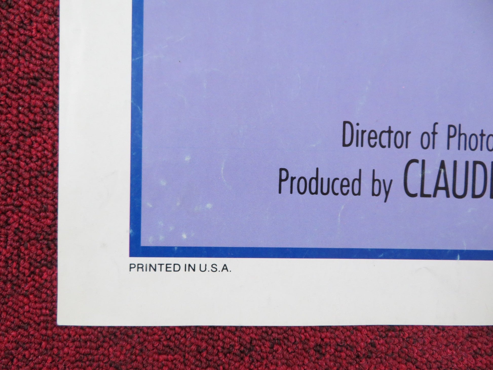 GOING BERSERK FOLDED US ONE SHEET POSTER JOHN CANDY JOE FLAHERTY 1983 Rendezvous Cinema Movie posters