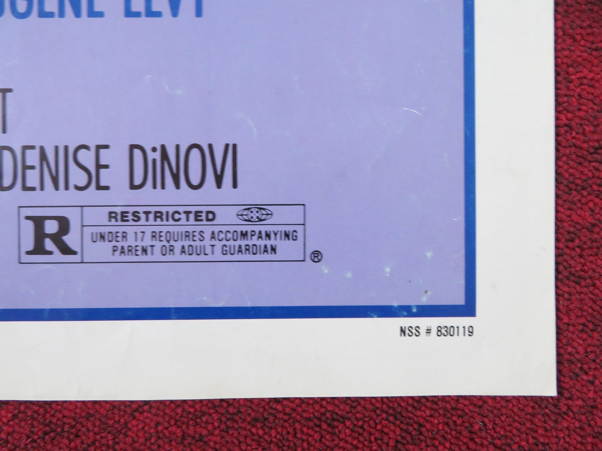 GOING BERSERK FOLDED US ONE SHEET POSTER JOHN CANDY JOE FLAHERTY 1983 Rendezvous Cinema Movie posters