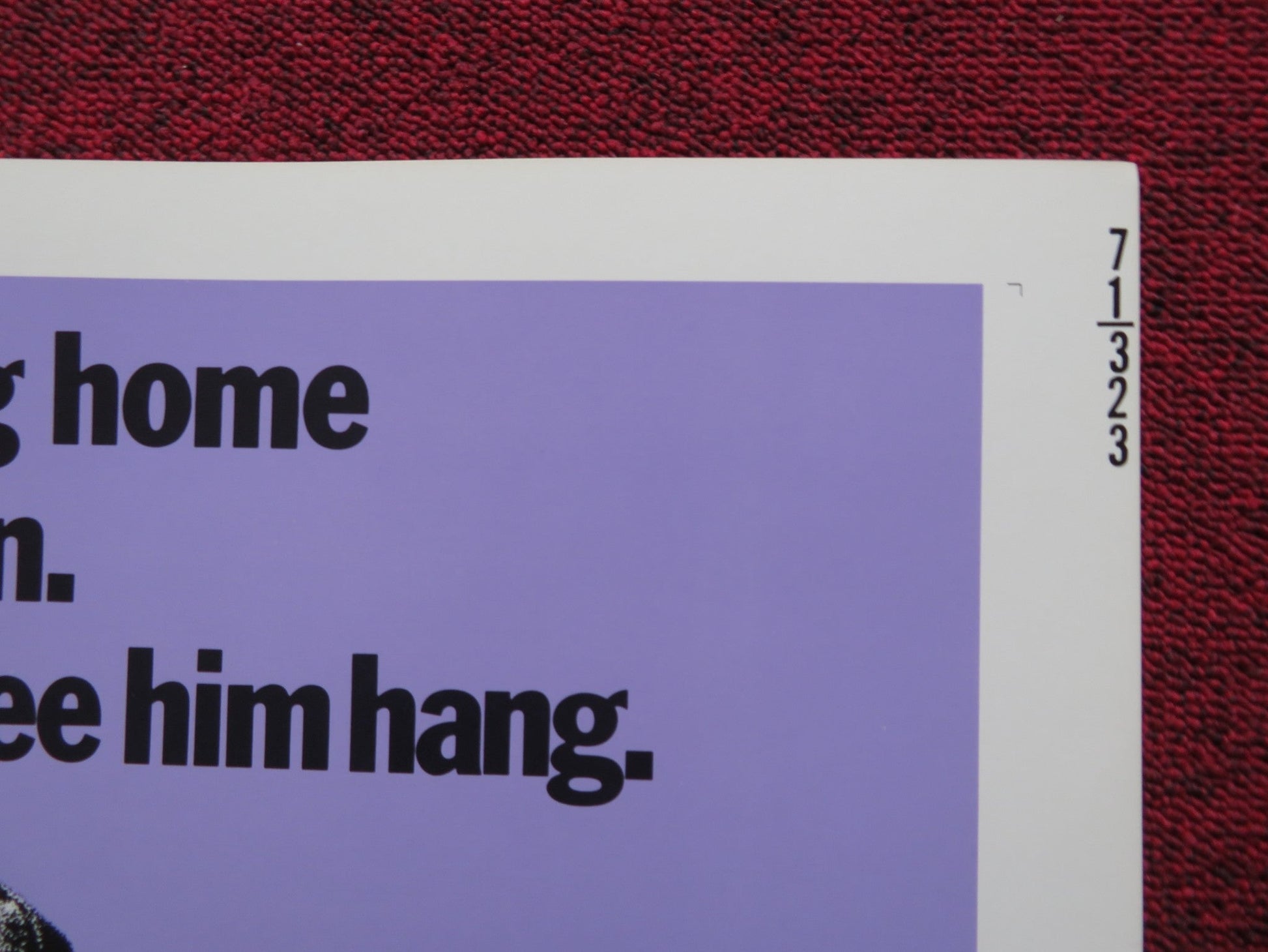 GOING HOME US HALF SHEET (22"x 28") POSTER ROBERT MITCHUM BRENDA VACCARO 1971 Rendezvous Cinema Movie posters