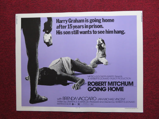 GOING HOME US HALF SHEET (22"x 28") POSTER ROBERT MITCHUM BRENDA VACCARO 1971 Rendezvous Cinema Movie posters