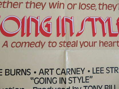 GOING IN STYLE US ONE SHEET(27 x 41)POSTER GEORGE BURNS ART CARNEY LEE STRASBERG Movie posters