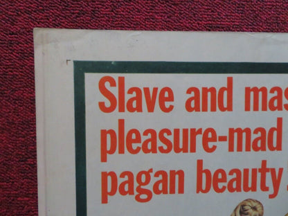 GOLD FOR THE CAESARS US HALF SHEET (22"x 28") POSTER JEFFREY HUNTER 1964 Movie posters