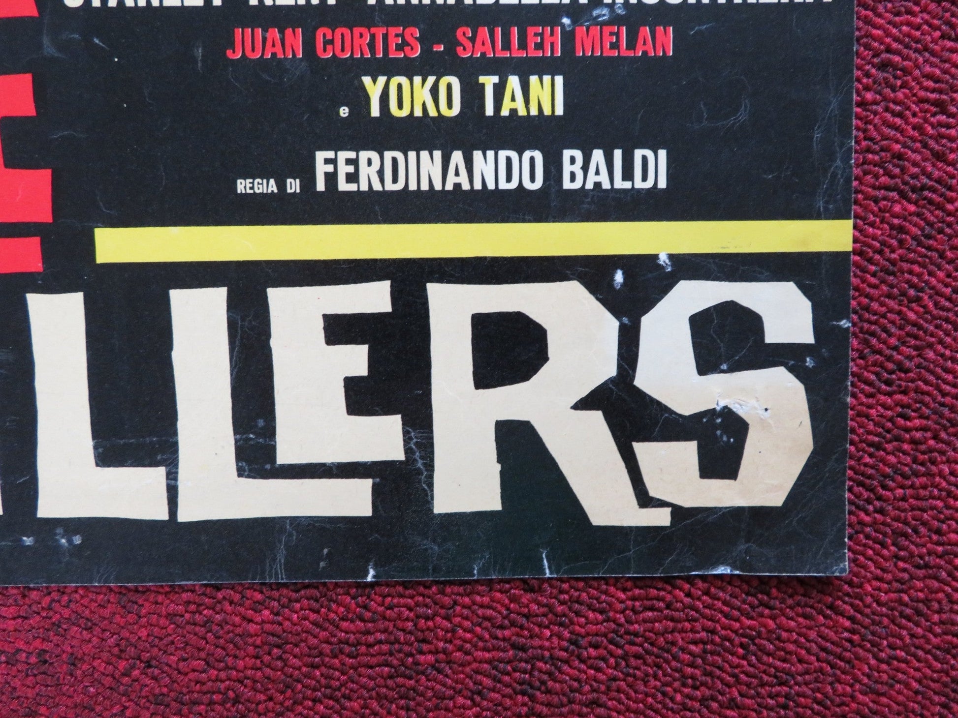 GOLDSNAKE ANONIMA KILLERS ITALIAN FOTOBUSTA POSTER STELIO CANDELLI 1966 Rendezvous Cinema Movie posters