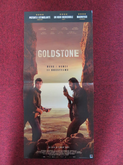 GOLDSTONE ITALIAN LOCANDINA POSTER AARON PEDERSEN ALEX RUSSELL 2016 Rendezvous Cinema Movie posters