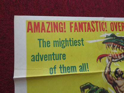 GOLIATH AND THE DRAGON FOLDED TURKISH ONE SHEET POSTER MARK FOREST 1960 Movie posters
