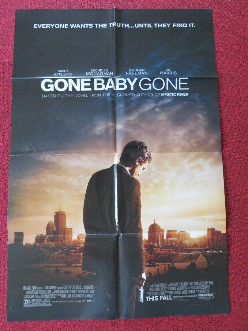 GONE BABY GONE FOLDED US ONE SHEET POSTER CASEY AFFLECK ED HARRIS 2007 Movie posters